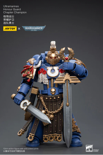 Warhammer 40k Action Figure 1/18 Ultramarines Honour Guard Chapter Champion 12 cm - slika proizvoda