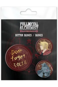 Fullmetal Alchemist - Badge Pack - Elric Brothers - slika proizvoda