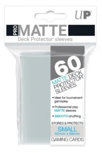 UP - Small Sleeves: Clear [Matte] (60 Sleeves) - slika proizvoda