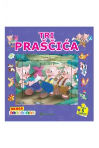 Knjiga slagalica - Tri praščića (Slikovnica) - naslovnica