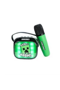 OTL Minecraft PopSing Led Light Up Wireless Karaoke Speaker With Microphone - slika proizvoda