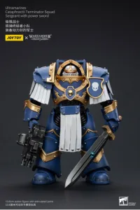 Warhammer The Horus Heresy Action Figure 1/18 Ultramarines Cataphractii Terminator Squad Sergeant with Power Sword 14 cm - slika proizvoda