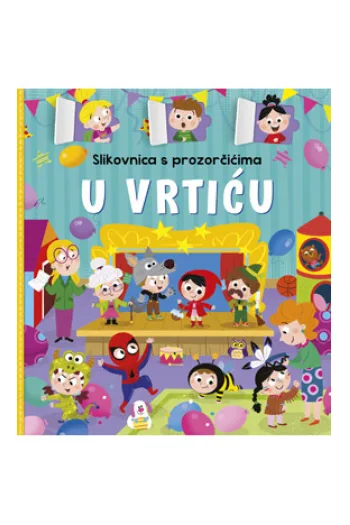 Slikovnica s prozočićima - U vrtiću - naslovnica