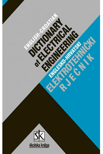 Englesko-hrvatski elektrotehnički rječnik - naslovnica