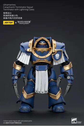 Warhammer The Horus Heresy Action Figure 1/18 Ultramarines Cataphractii Terminator Squad Terminator with Lightning Claws 14 cm - slika proizvoda