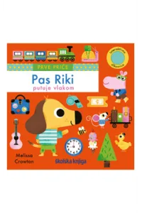 Prve priče: Pas Riki putuje vlakom (Slikovnica) - naslovnica