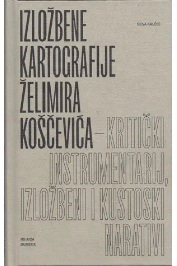 Izložbene kartografije Želimira Koščevića - naslovnica