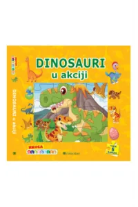 Knjiga slagalica - Dinosauri u akciji (Slikovnica) - naslovnica