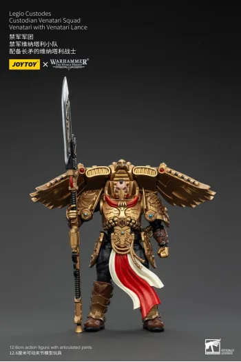 Warhammer The Horus Heresy Action Figure 1/18 Legio Custodes Custodian Venatari Squad Venatari with Venatari Lance 13 cm - slika proizvoda