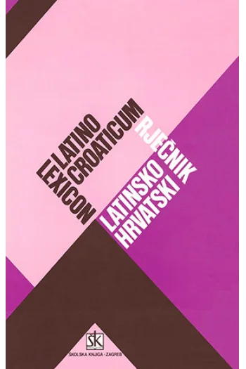 Latinsko-hrvatski rječnik - naslovnica