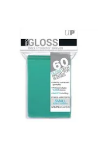 UP - Small Sleeves: Aqua [Gloss] (60 Sleeves) - slika proizvoda
