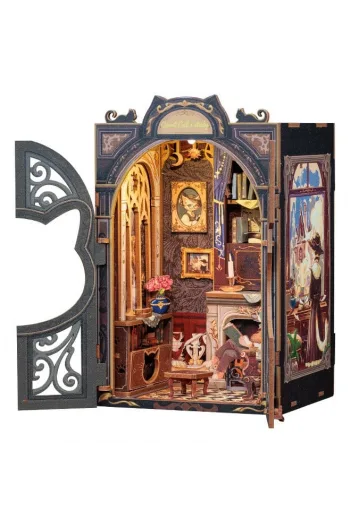 Book Nook Count Cat´s Study 17 x 12 cm - slika proizvoda