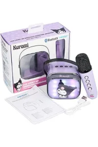 OTL Kuromi PopSing Led Light Up Wireless Karaoke Speaker With Microphone - slika proizvoda