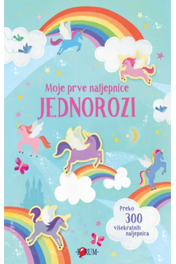 Moje prve naljepnice: Jednorozi (Slikovnica) - naslovnica