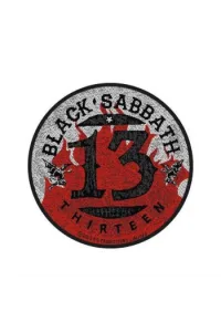 Black Sabbath - 13 / Flames Circular prišivak - slika proizvoda