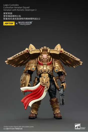 Warhammer The Horus Heresy Action Figure 1/18 Legio Custodes Custodian Venatari Squad Venatari with Kenetic Destroyer 2 13 cm - slika proizvoda