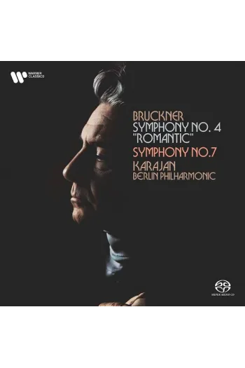 Herbert Von Karajan - Bruckner: Symphony No. 4 Romantic, Symphony No. 7 CD - omot