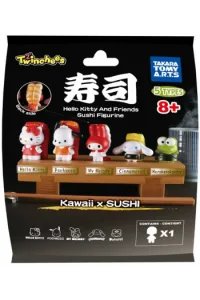 Sanrio Twinchees Mini Figures Hello Kitty & Friends Sushi Kawai 5 cm - Blind Box - slika proizvoda