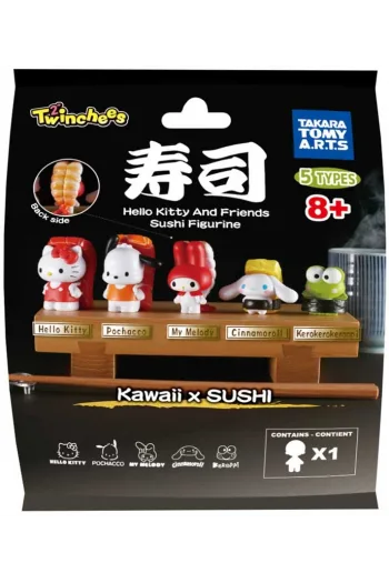 Sanrio Twinchees Mini Figures Hello Kitty & Friends Sushi Kawai 5 cm - Blind Box - slika proizvoda
