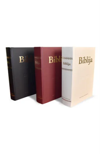 Biblija - velika slova - naslovnica