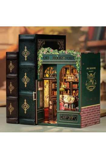 Book Nook Owl Bookstore 17 x 12 cm - slika proizvoda