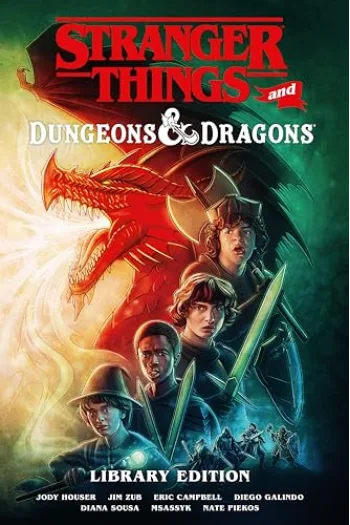 Stranger Things and Dungenos & Dragons (Strip) - naslovnica