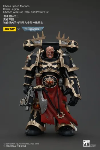 Warhammer 40k Actionfigur Chaos Space Marines Black Legion Chosen with Bolt Pistol and Power Fist 20 cm - slika proizvoda