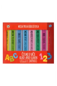 Moja prva biblioteka - Čitaj i uči - hrvatski-engleski-talijanski (Slikovnica) - naslovnica