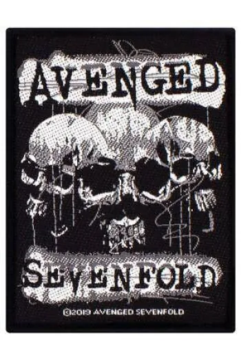 Avenged Seveflod - 3 Skulls prišivak - slika proizvoda