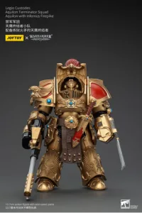Warhammer The Horus Heresy Action Figure 1/18 Legio Custodes Aquilon Terminator Squad Aquilon with Infernus Firepike 14 cm - slika proizvoda