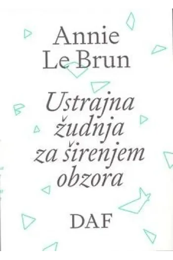 Ustrajna žudnja za širenjem obzora - naslovnica