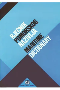 Hrvatsko-engleski rječnik pomorskog nazivlja - naslovnica