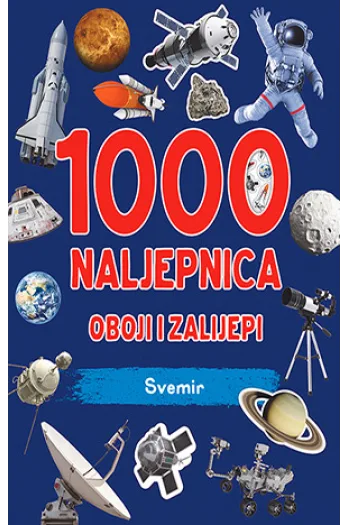 1000 Naljepnica: Svemir - naslovnica