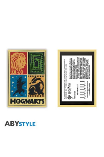 Harry Potter - Standard Magnet - Hogwarts 4 Houses - slika proizvoda