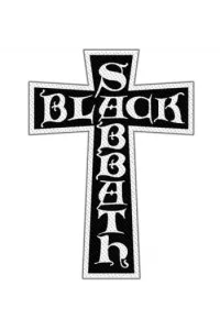 Black Sabath - Cross Logo Cut Out prišivak - slika proizvoda