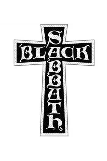 Black Sabath - Cross Logo Cut Out prišivak - slika proizvoda