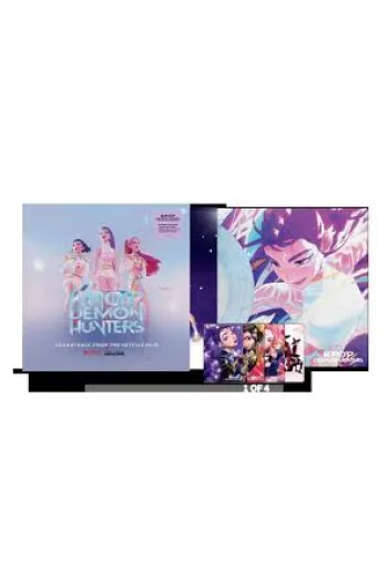 KPop Demon Hunters, HUNTR X, Saja Boys - KPop Demon Hunters (Ltd. International Retail Exkl. Light Blue Smoke Vinyl) LP - omot