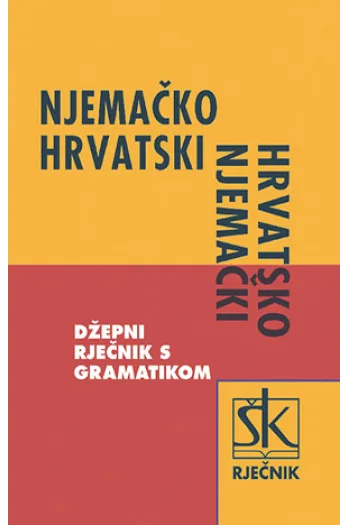 Njemačko-hrvatski i hrvatsko njemački džepni rječnik s gramatikom - naslovnica