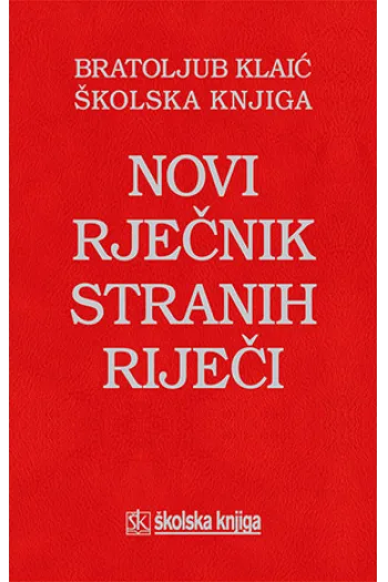 Novi rječnik stranih riječi - naslovnica