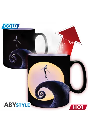 Nightmare Before Xmas-Mug Heat Change460 Ml-Jack&Moon Car - slika proizvoda