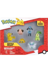Pokemon Figurica Battle Figure 6K - Pikachu, Riolu, Cleffa, Joltik, Chikorita, Darumaka W10 - slika proizvoda