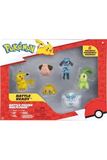 Pokemon Figurica Battle Figure 6K - Pikachu, Riolu, Cleffa, Joltik, Chikorita, Darumaka W10 - slika proizvoda