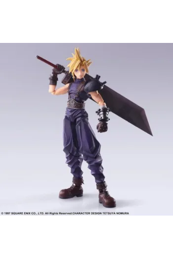 Final Fantasy Vii Bring Arts Action Figure - Cloud Strife Digital Plus Edition - slika proizvoda