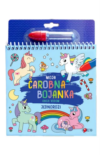 Moja čarobna bojanka - Jednorozi - naslovnica