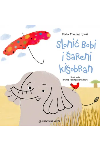 Slonić Bobi i šareni kišobran (Slikovnica) - naslovnica