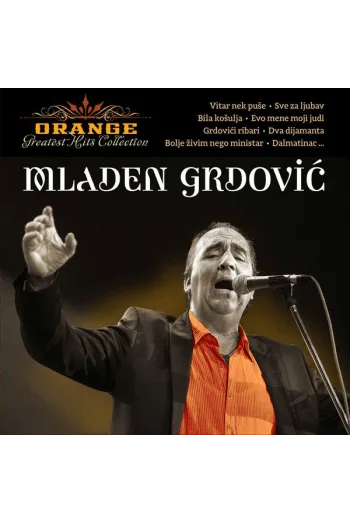 Mladen Grdović - Orange Collection CD - omot