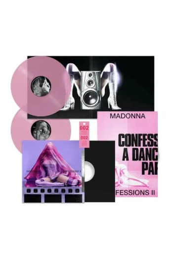 Madonna - Confessions II - 16 Tracks Translucent Pink Vinyl edition LP - omot