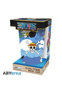 One Piece - Large Glass - 400ml - Skulls - Box - slika proizvoda