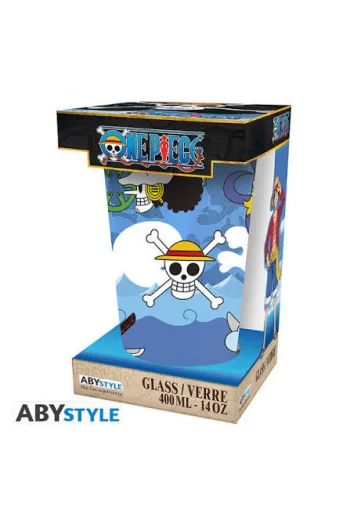 One Piece - Large Glass - 400ml - Skulls - Box - slika proizvoda