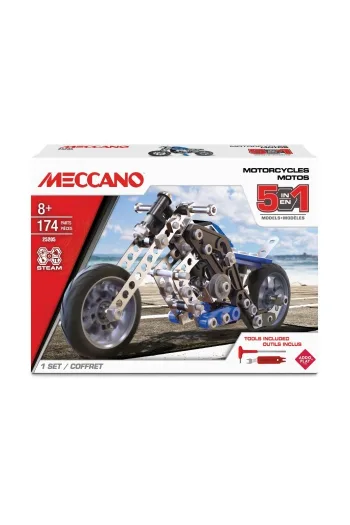 Meccano - 5 Multi Model Set - Motorcycles - slika proizvoda